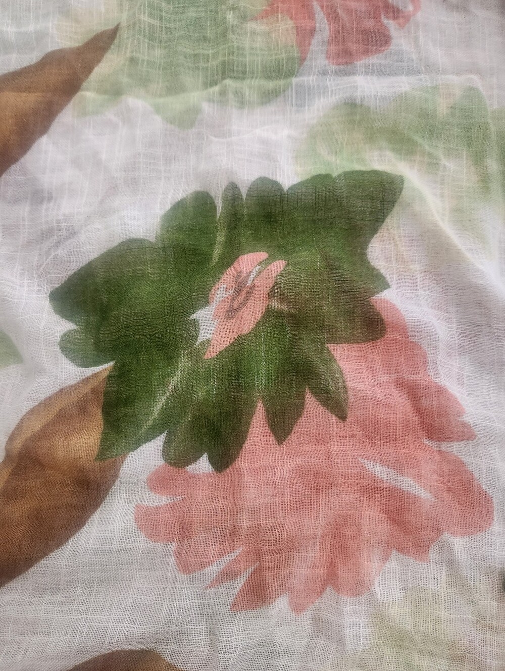 Floral Scarf Multi Color - Picture 3 of 5